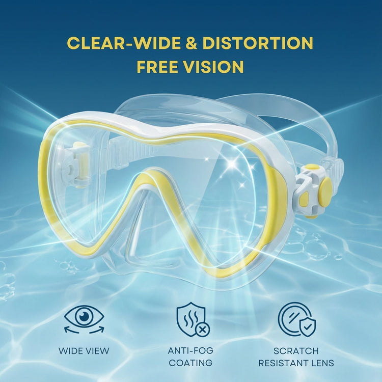 SUPERTRIP SNORKEL MASK ADULT SWIMMING GOGGLES