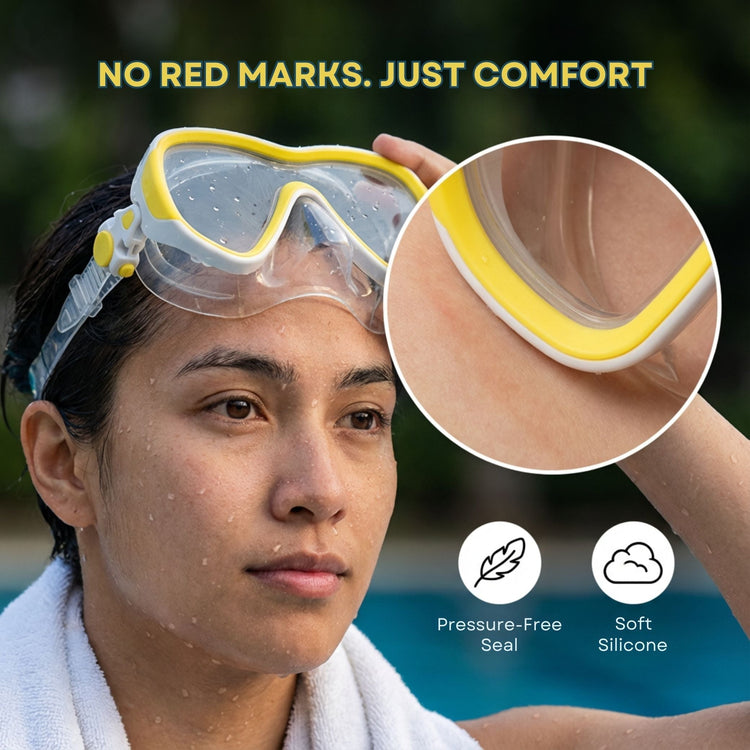 SUPERTRIP SNORKEL MASK ADULT SWIMMING GOGGLES