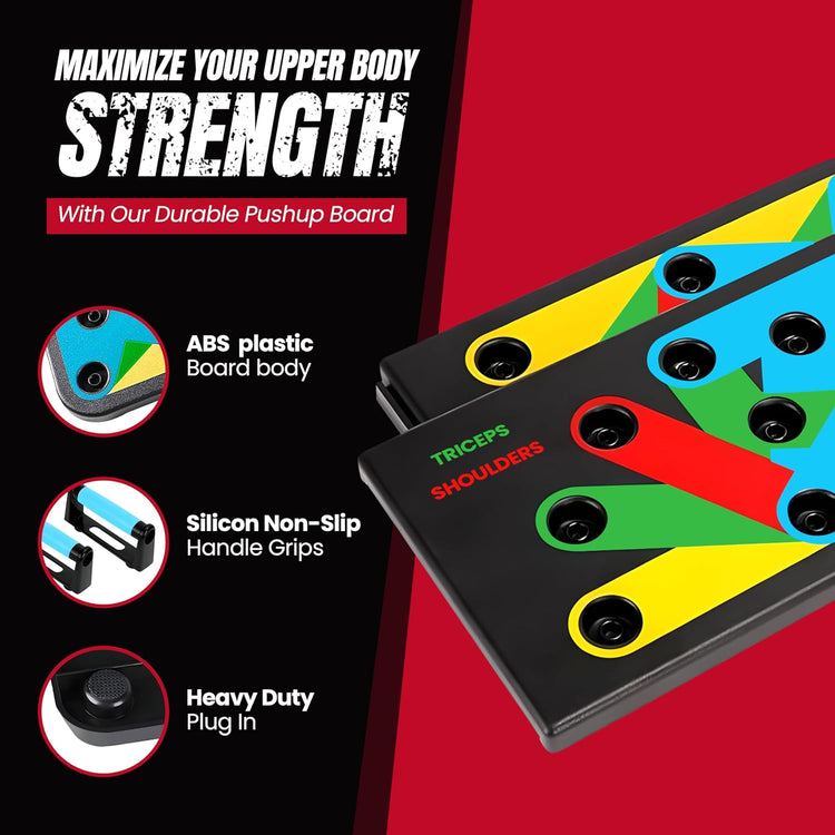 Ultimate 9-in-1 Push Up Board – Full Upper Body Workout System