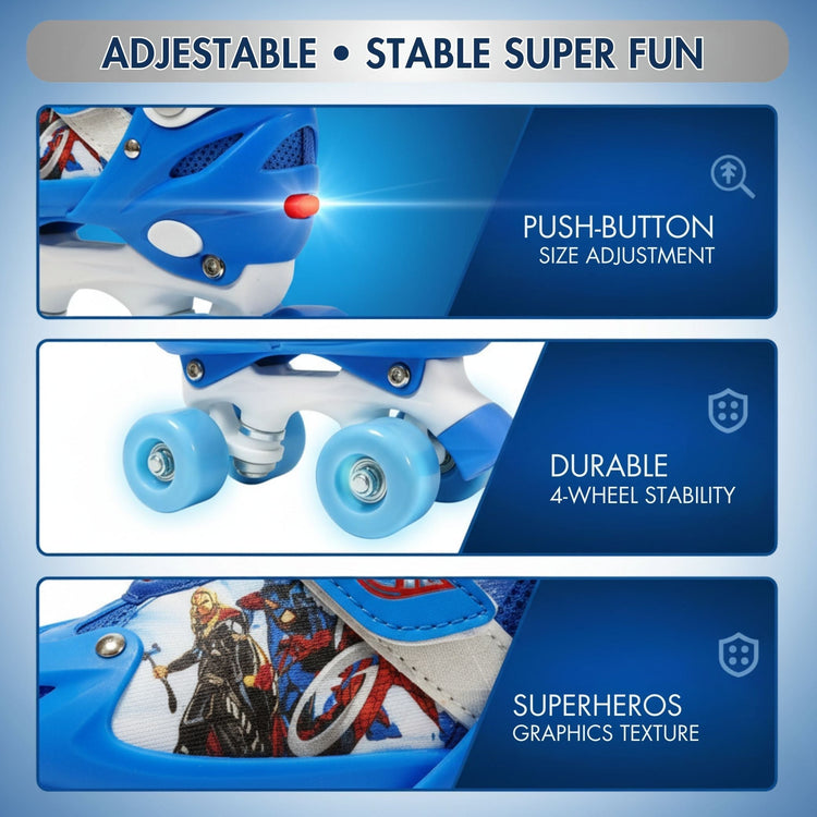 Ultimate Kids Skating Set ( Spiderman Skates, Helmet & Safety Pads)