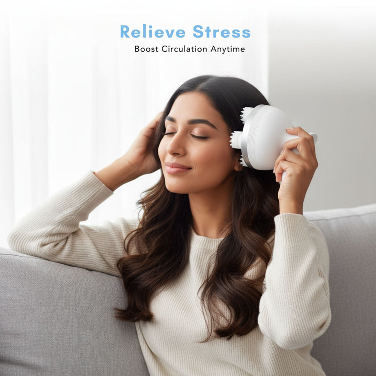 USB Scalp Massager – Portable Head Relaxer for Stress & Hair Care