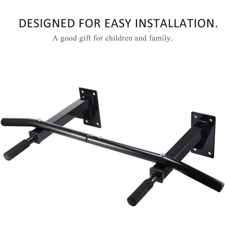 Wall Mounted Pull-Up Bar – Multi-Grip Chin-Up Station for Home Workouts