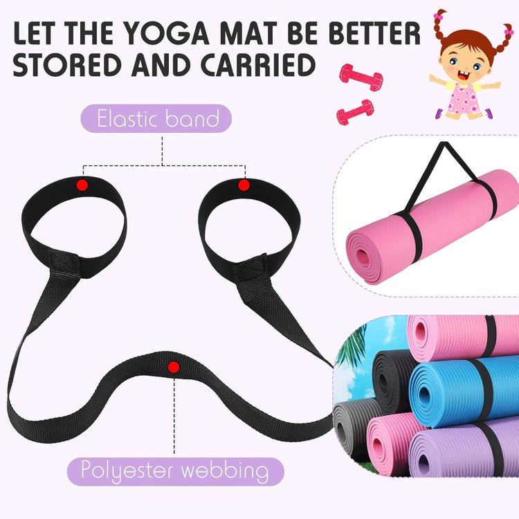 Yoga Essentials Set (Mat, Wheel & Brick for Balance & Flexibility)