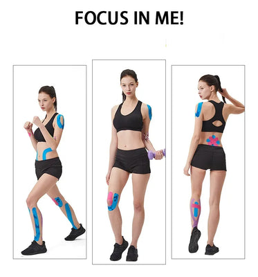 5M Size Kinesiology Tape Athletic Elastoplast Sport Recovery Strapping Gym Green Colour