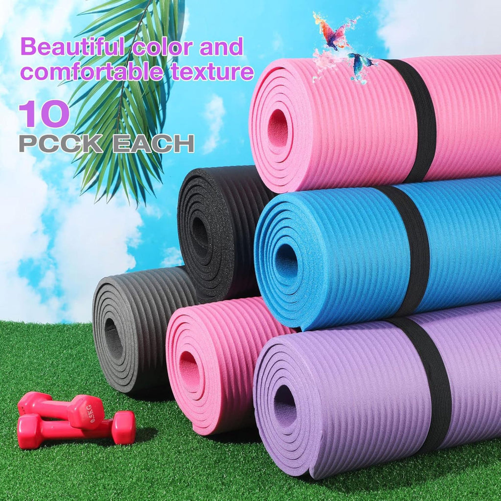 3-in-1 Yoga Kit (Mat, Wheel, Brick for Flexibility & Support)