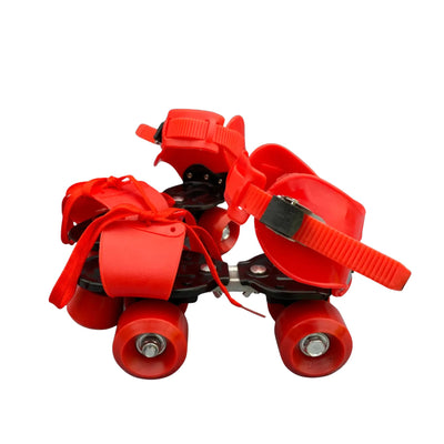 Lightweight Adjustable IML IME Four-Wheel Roller Skates – Red