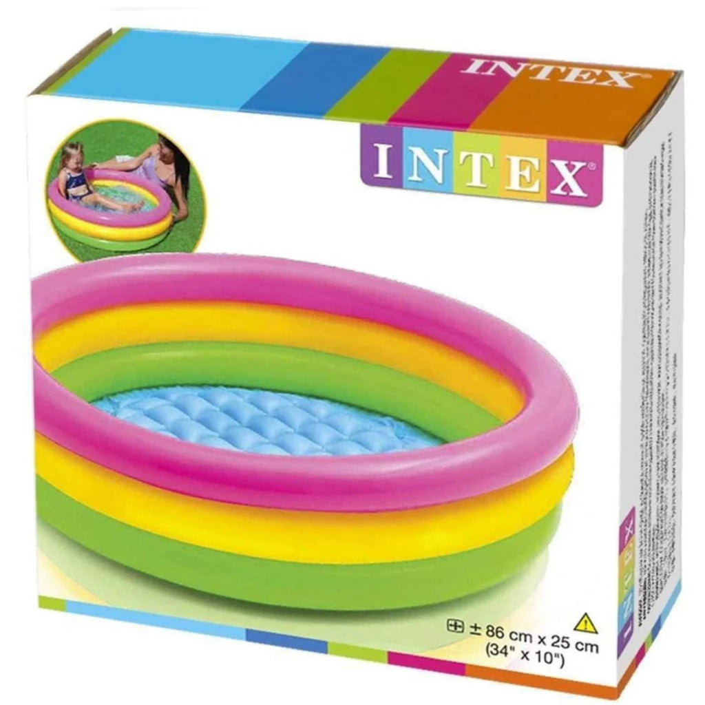 Intex Sunset Glow Baby Pool – 34" x 10" – Model 58924