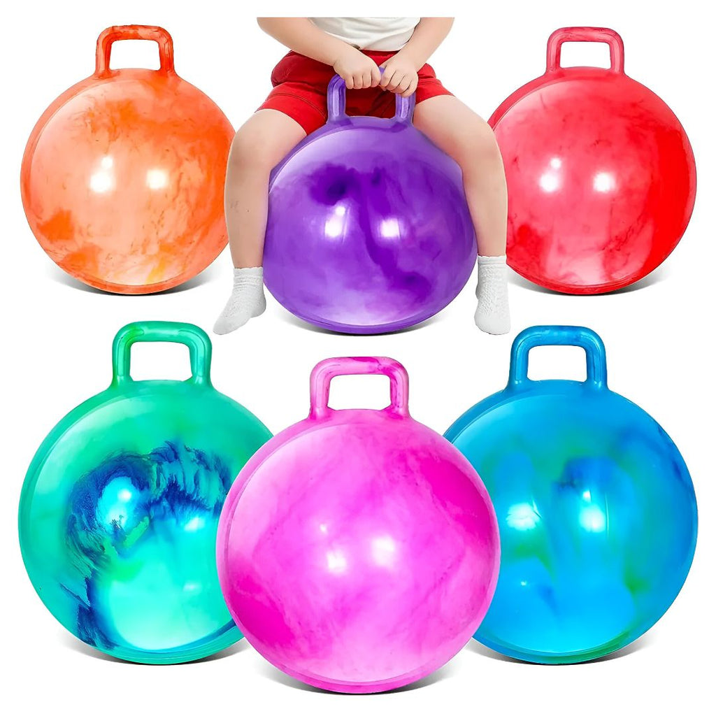 Kids Hopping Ball with Foot Pump (Bounce & Play Set)