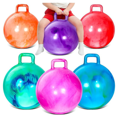 Kids Hopping Ball with Foot Pump (Bounce & Play Set)