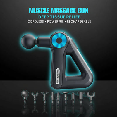 Muscle Massage Gun – Deep Tissue Relief, Cordless & Rechargeable