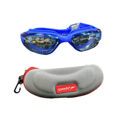 Speedo Anti-Glare Swimming Goggles with Ear Plugs – Leakproof & UV Protected