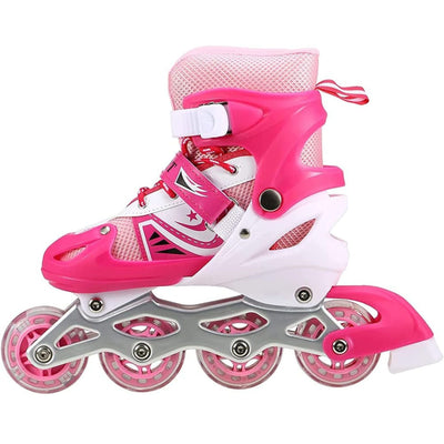 Sparkling Pink Inline Skates for Kids – Adjustable, Durable & Full of Fun