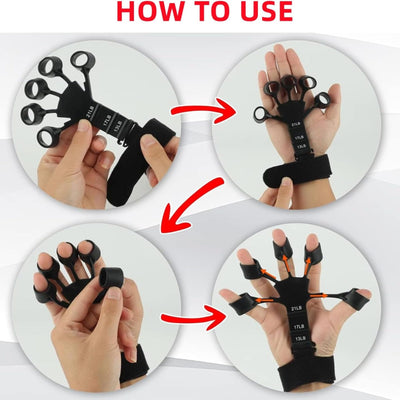 6-Level Finger Strengthener – Rehab & Grip Trainer