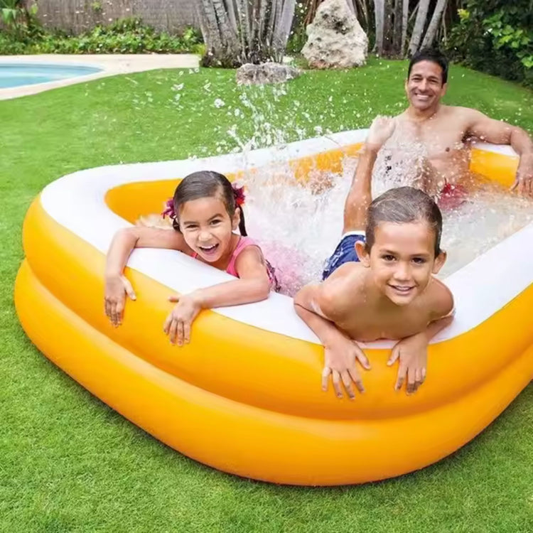 Intex 57181EP Inflatable Rectangular Family Pool ( 90" x 58" x 18" (Model 57181EP))