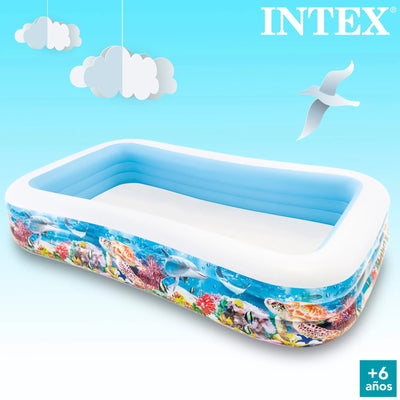 Intex Swim Center Tropical Reef Family Pool (120" x 72" x 22" (Model 58485)