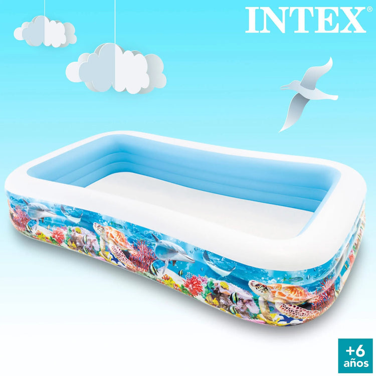 Intex Swim Center Tropical Reef Family Pool (120" x 72" x 22" (Model 58485)