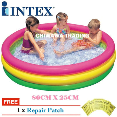 Intex Sunset Glow Baby Pool – 34" x 10" – Model 58924