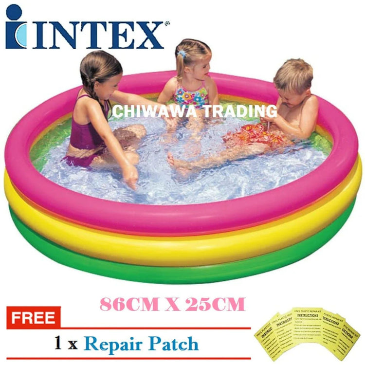 Intex Sunset Glow Baby Pool – 34" x 10" – Model 58924