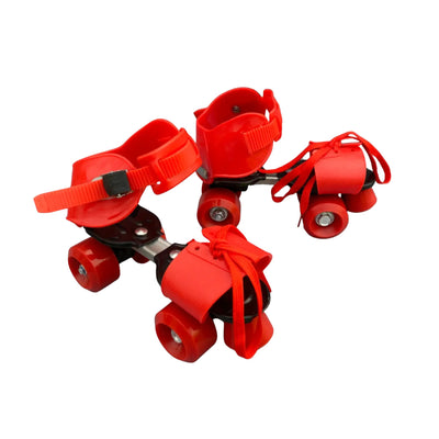 Lightweight Adjustable IML IME Four-Wheel Roller Skates – Red