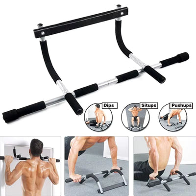 Doorway Pull-Up & Sit-Up Bar – Iron Gym Upper Body Trainer