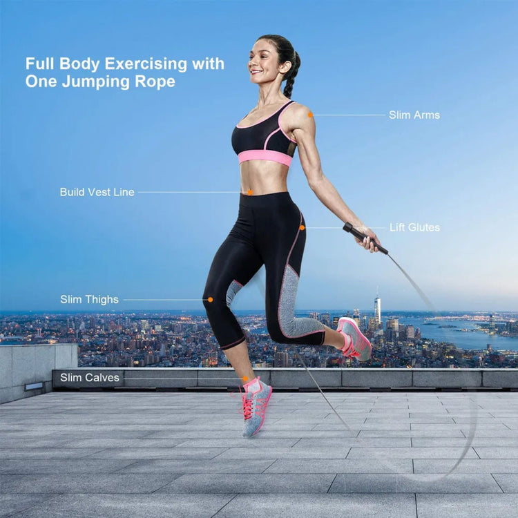 Skipping Rope – Adjustable Speed Rope for Cardio, Fitness & Full-Body Workouts