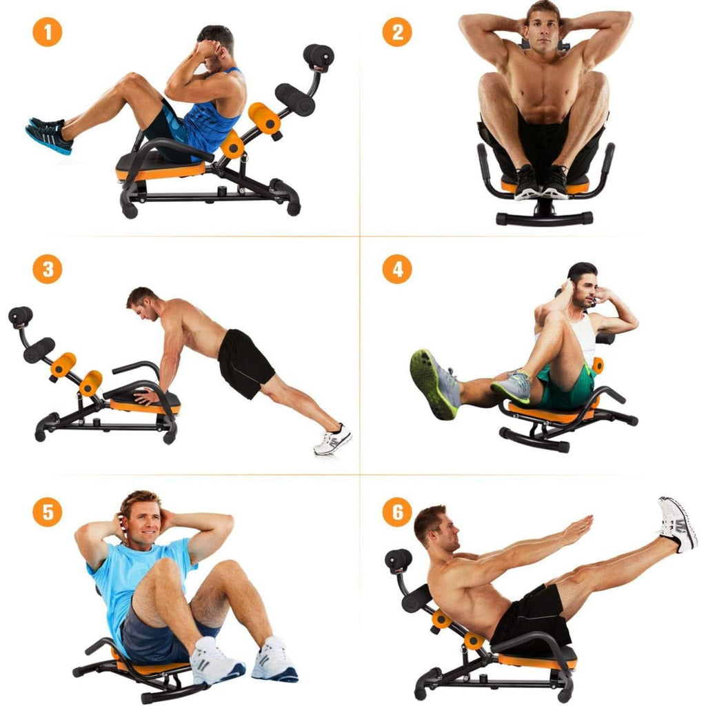Ab Twister Rocket – Adjustable Sit-Up & Core Trainer for Fast Fat Burn