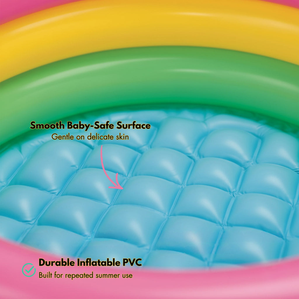 Intex Sunset Glow Baby Pool – 34" x 10" – Model 58924