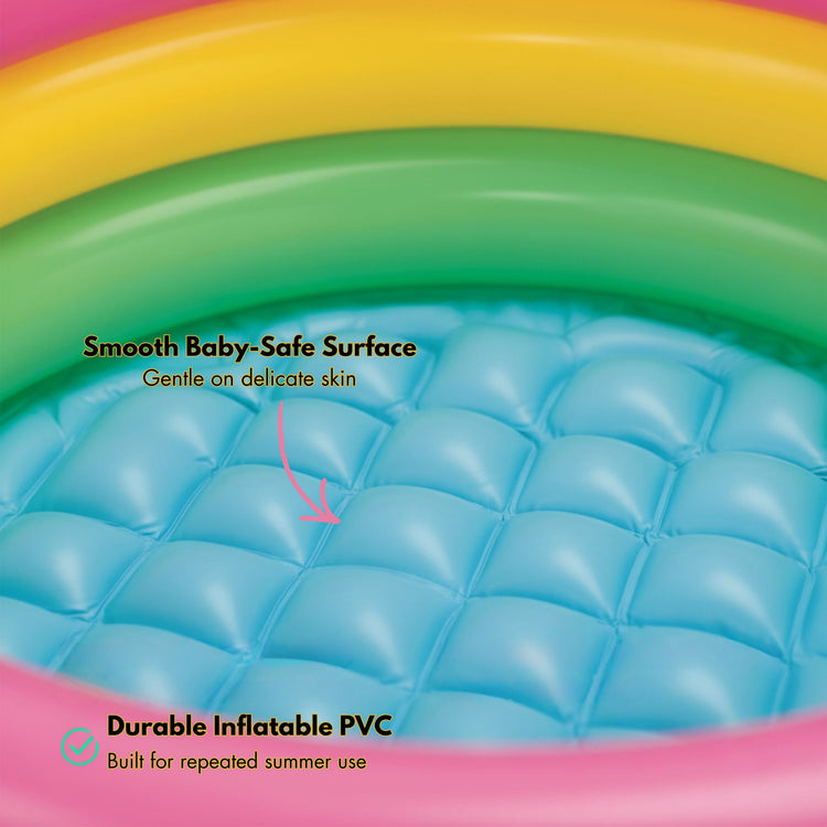 Intex Sunset Glow Baby Pool – 34" x 10" – Model 58924