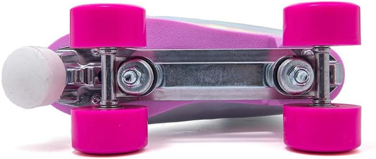 Silver-Purple 4-Wheel Roller Skates – For Adults, Kids & Beginners