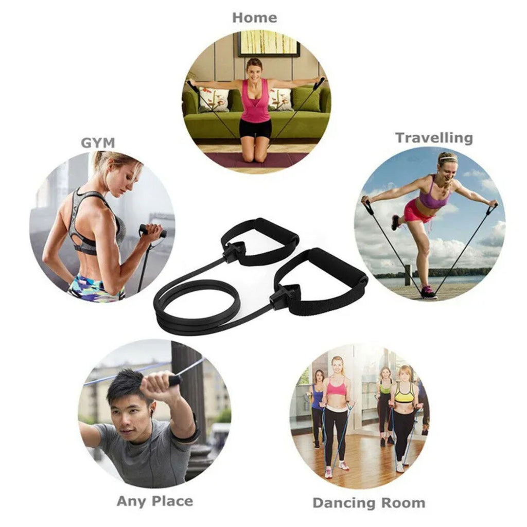 Fitness Resistance Pull Rope – Elastic Band for Full Body Workouts & Yoga