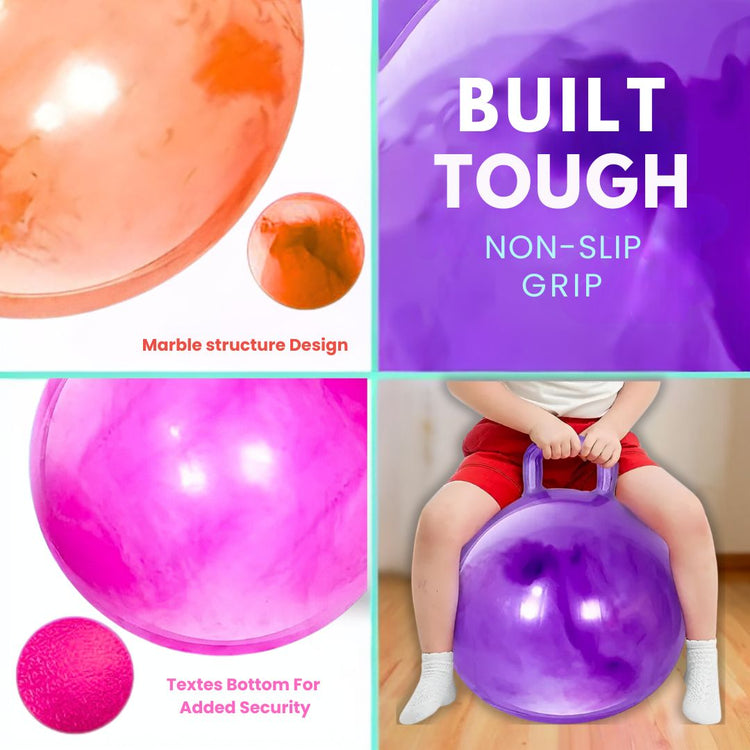 Kids Hopping Ball with Foot Pump (Bounce & Play Set)