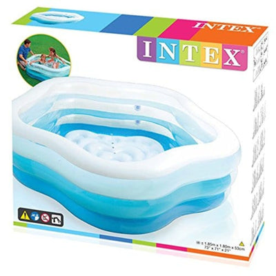 Intex Summer Pentagonal Pool – 73" x 71" x 21" – Model 56495