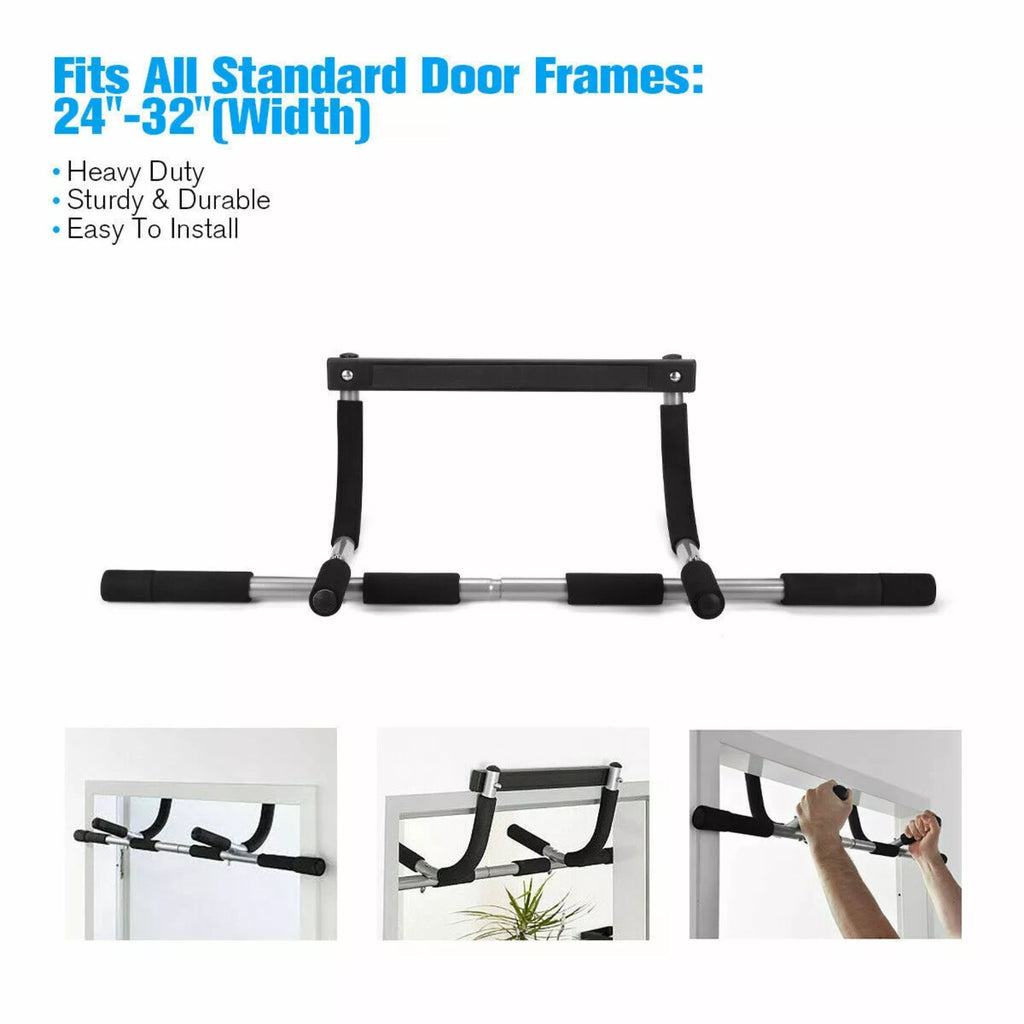 Doorway Pull-Up & Sit-Up Bar – Iron Gym Upper Body Trainer