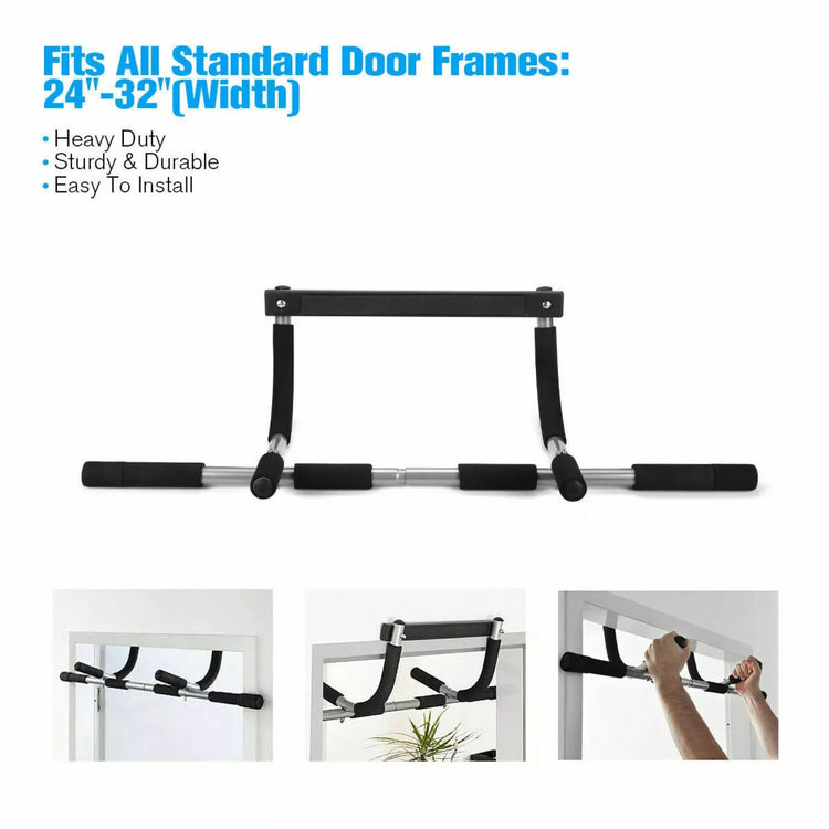 Doorway Pull-Up & Sit-Up Bar – Iron Gym Upper Body Trainer