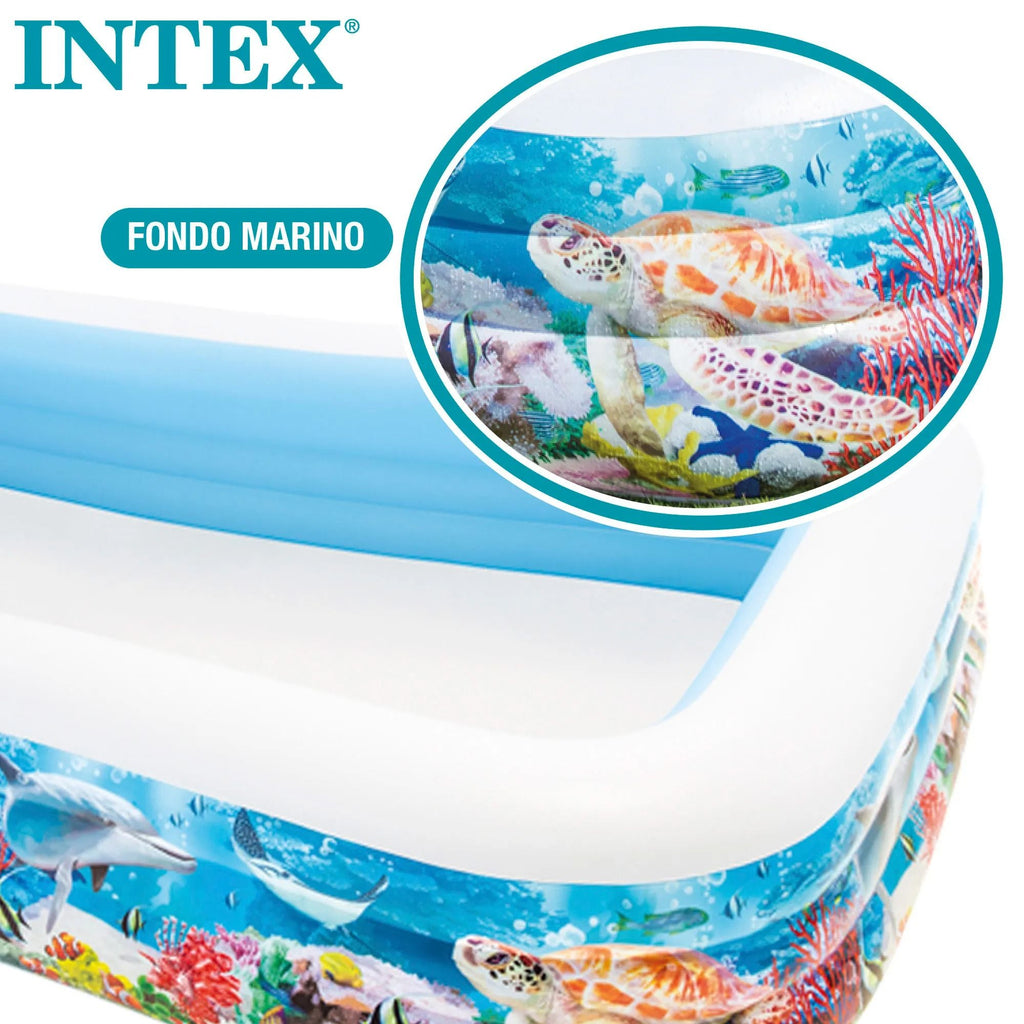 Intex Swim Center Tropical Reef Family Pool (120" x 72" x 22" (Model 58485)