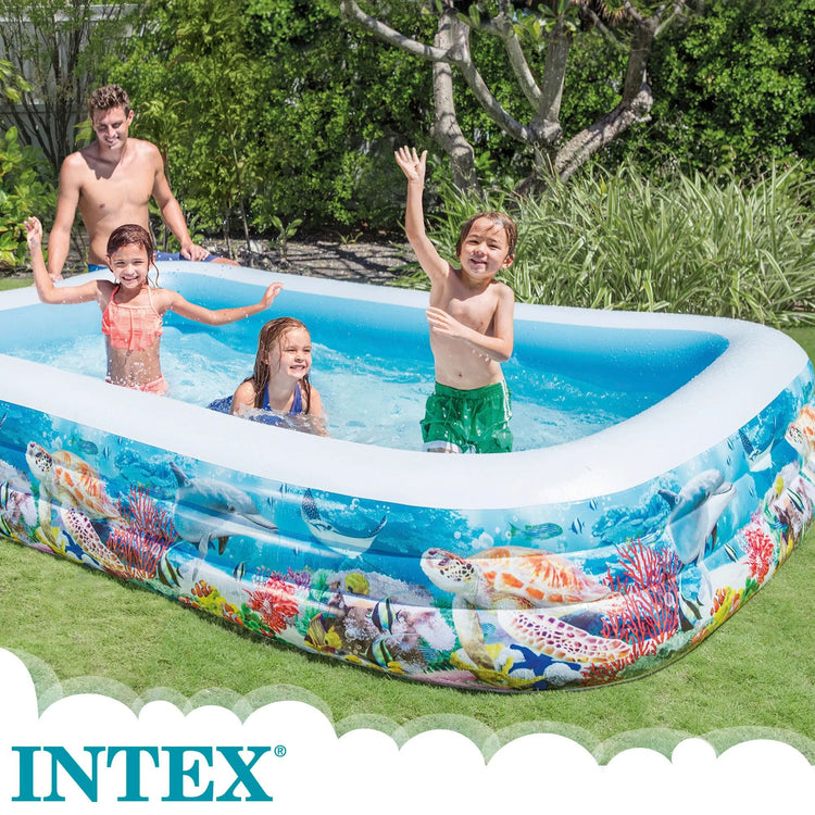 Intex Swim Center Tropical Reef Family Pool (120" x 72" x 22" (Model 58485)
