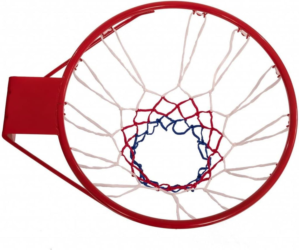 Wall-Mounted Basketball Hoop with Net – Full-Size Professional Rim for Kids & Adults