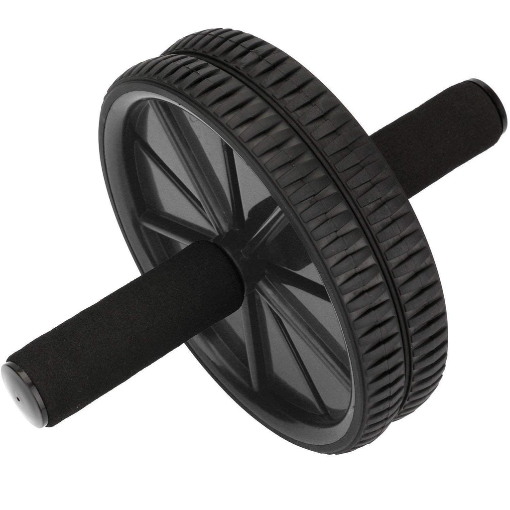 Ab Wheel Roller Anti Skid Double Wheel Total Body Exerciser Men and Women