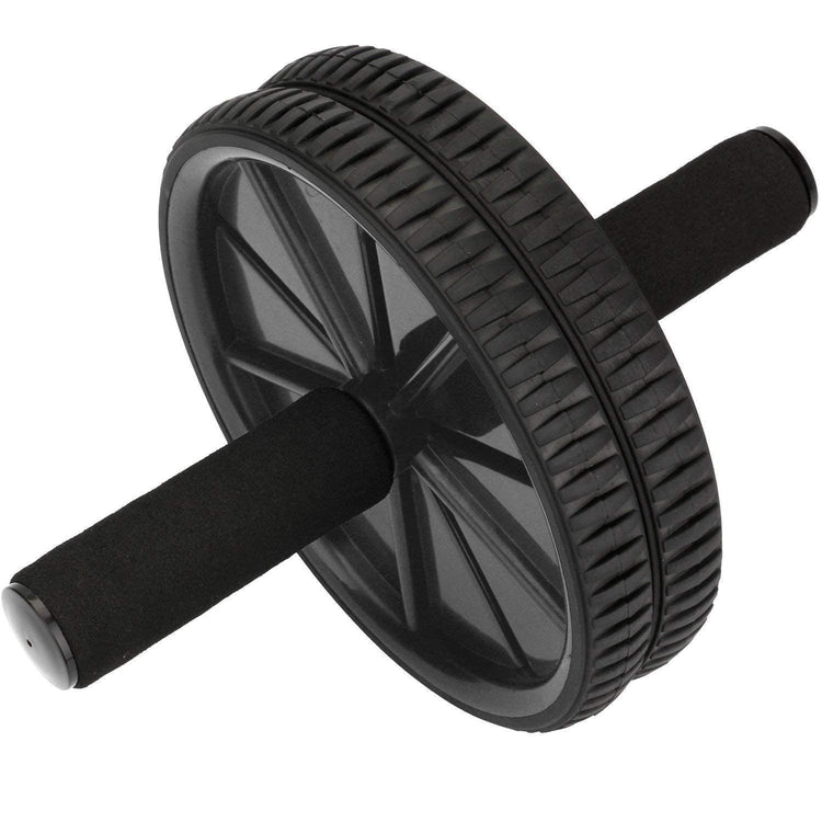 Ab Wheel Roller Anti Skid Double Wheel Total Body Exerciser Men and Women