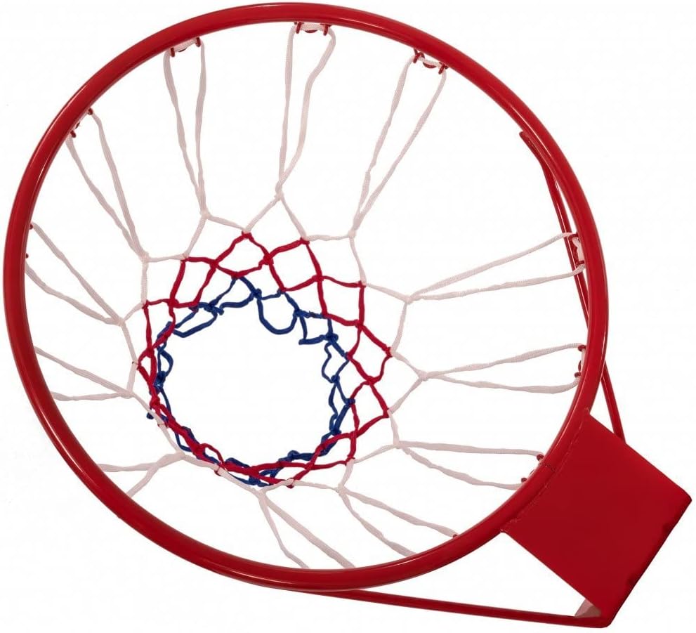 Wall-Mounted Basketball Hoop with Net – Full-Size Professional Rim for Kids & Adults