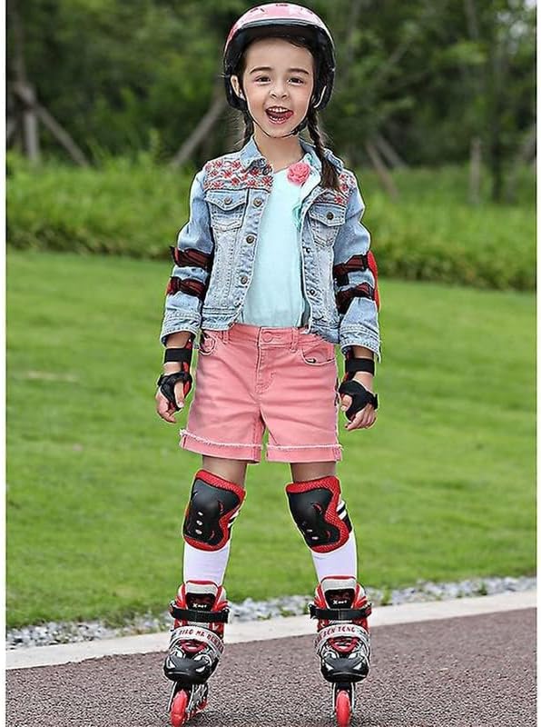 Blazing Red Inline Skates for Kids – Adjustable, Stylish & Built for Fun