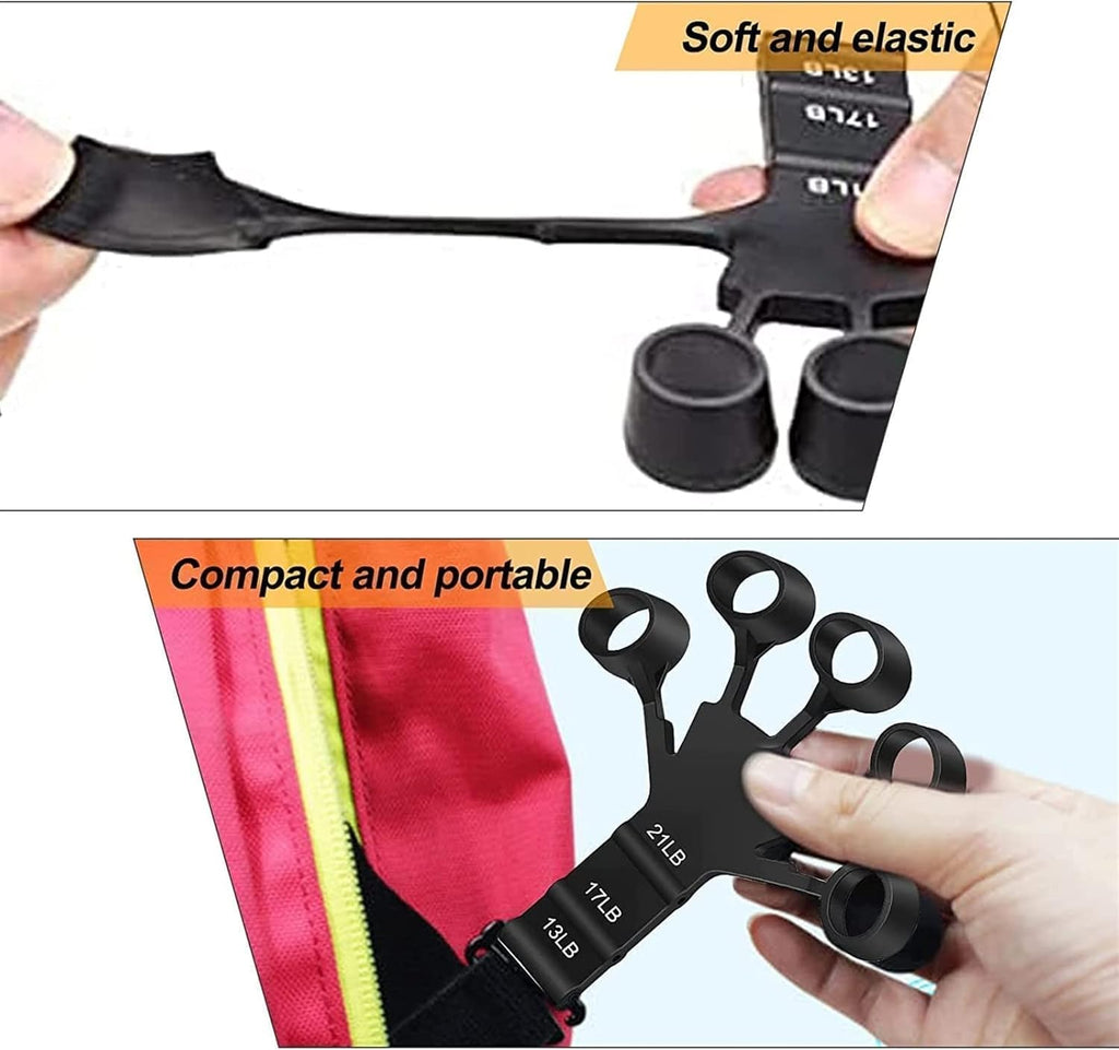 Finger Gripper Hand Exerciser – 6 Resistance Levels for Therapy & Strength