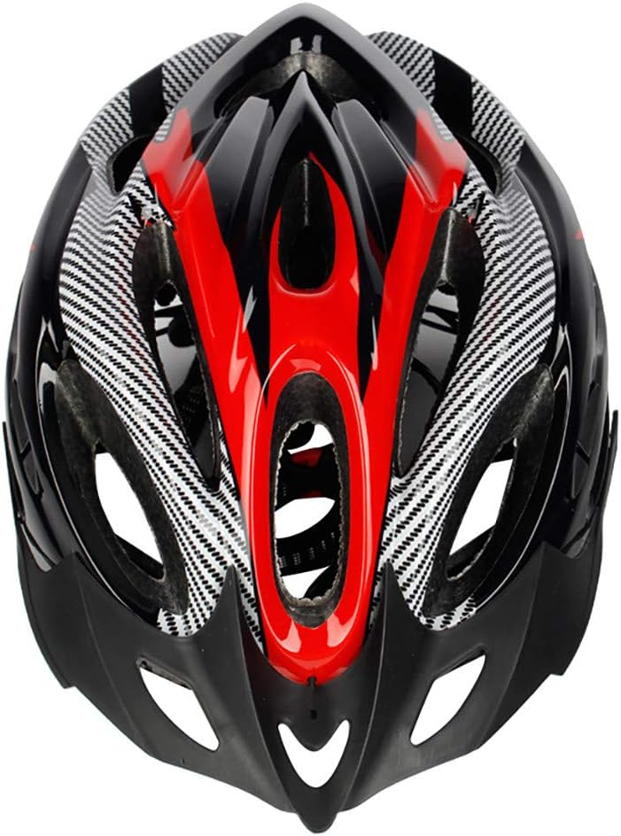 Lightweight Microshell Bike Helmet – Adjustable Safety in Red