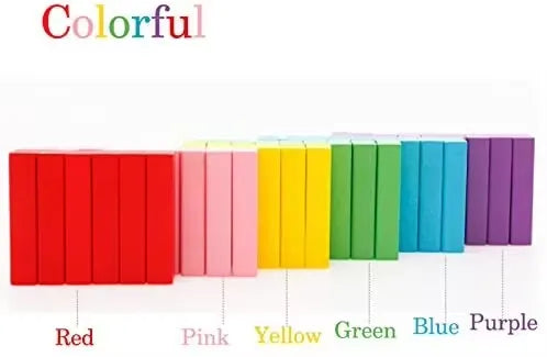 Jenga Wooden multicolor Stacking Tower Board Game for Kids & Adults