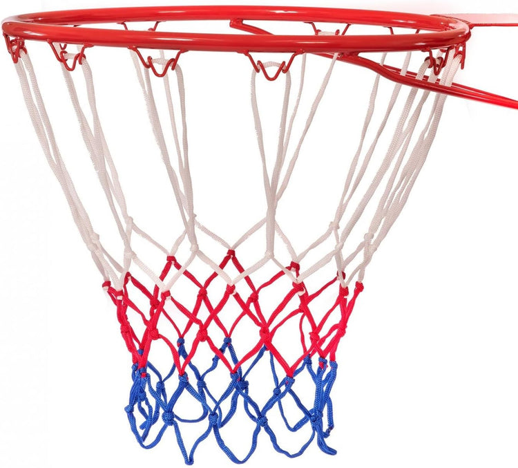 Wall-Mounted Basketball Hoop with Net – Full-Size Professional Rim for Kids & Adults