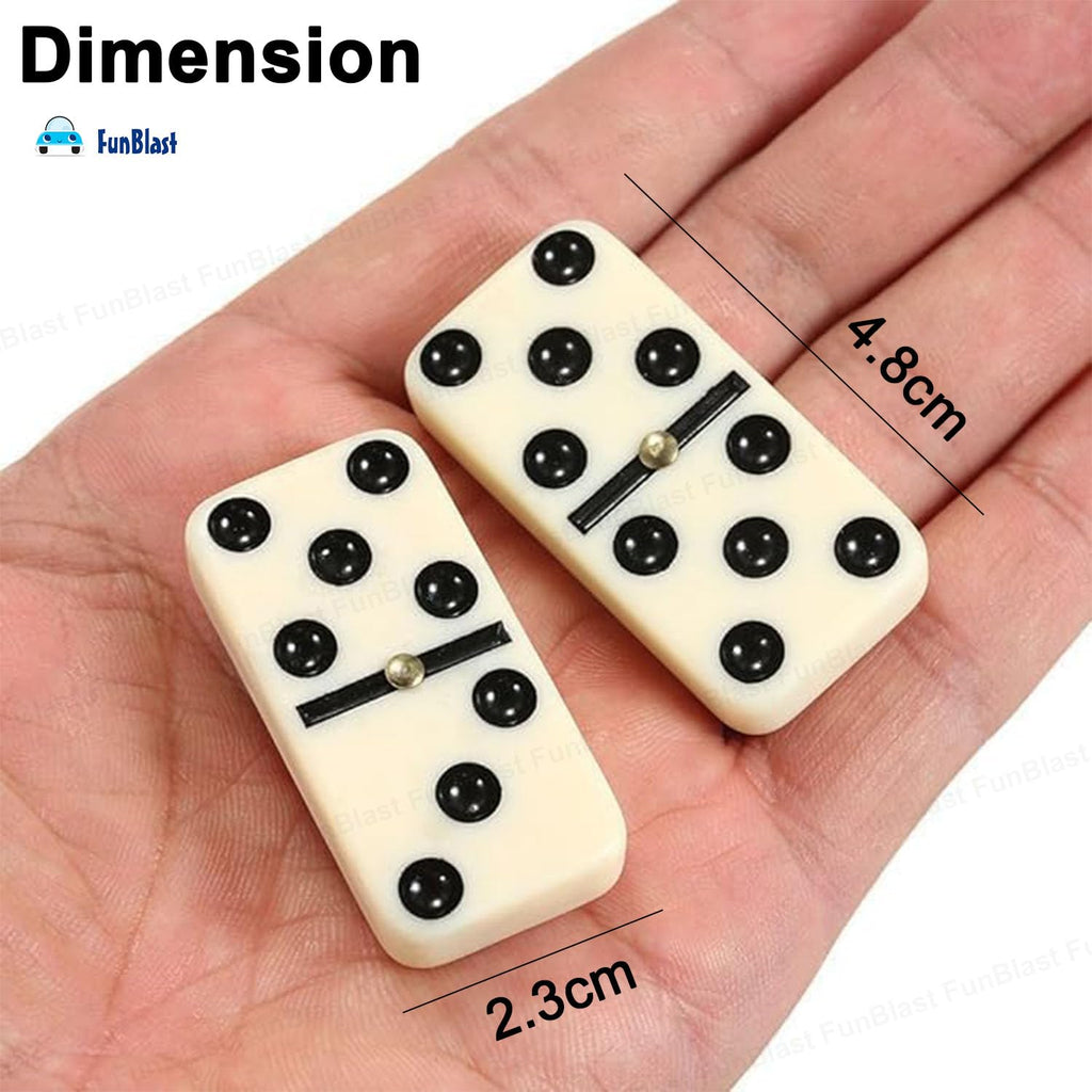 28pcs Double Six Domino Set – Fun Table Game for All Ages
