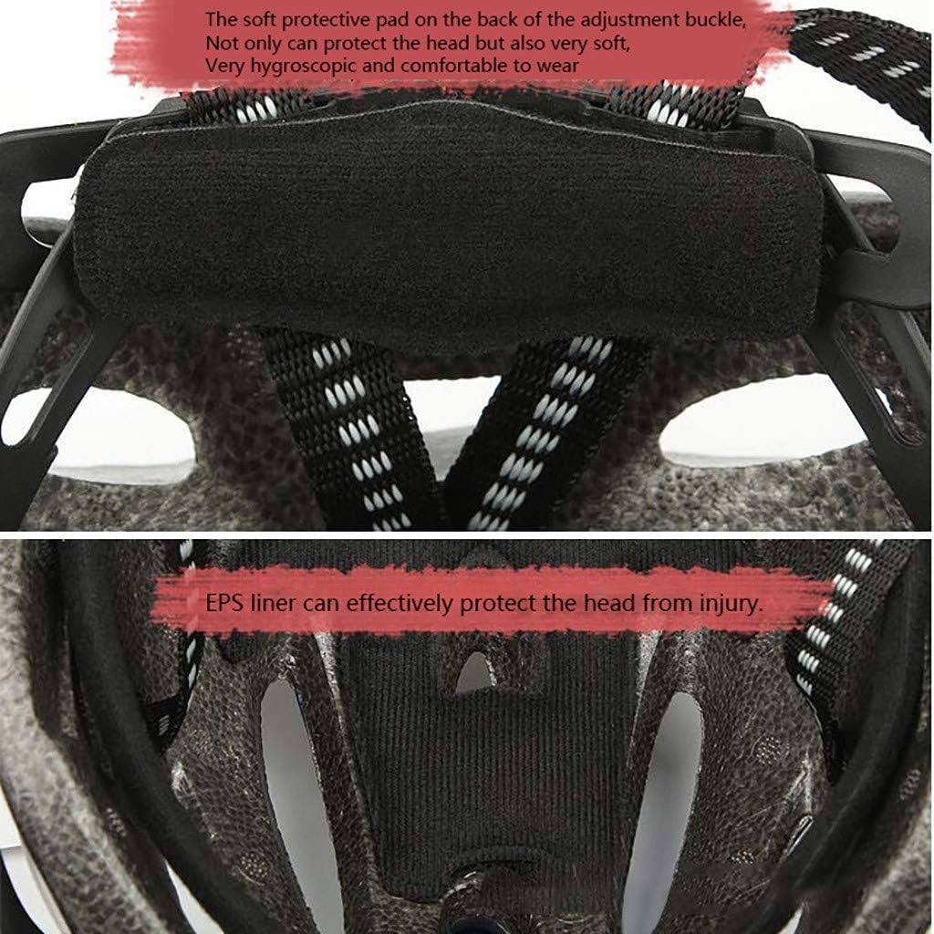 Lightweight Microshell Bike Helmet – Adjustable Safety in Red