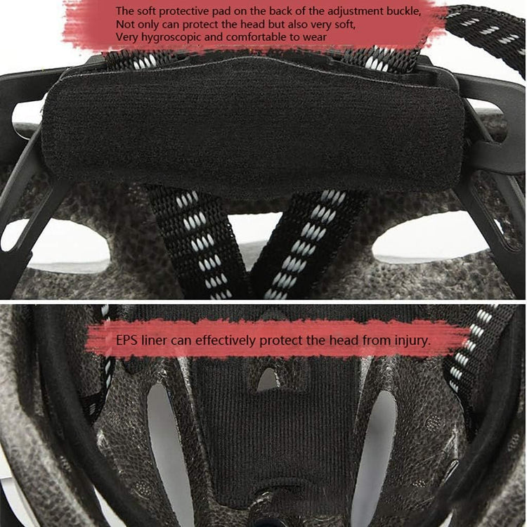 Lightweight Microshell Bike Helmet – Adjustable Safety in Red
