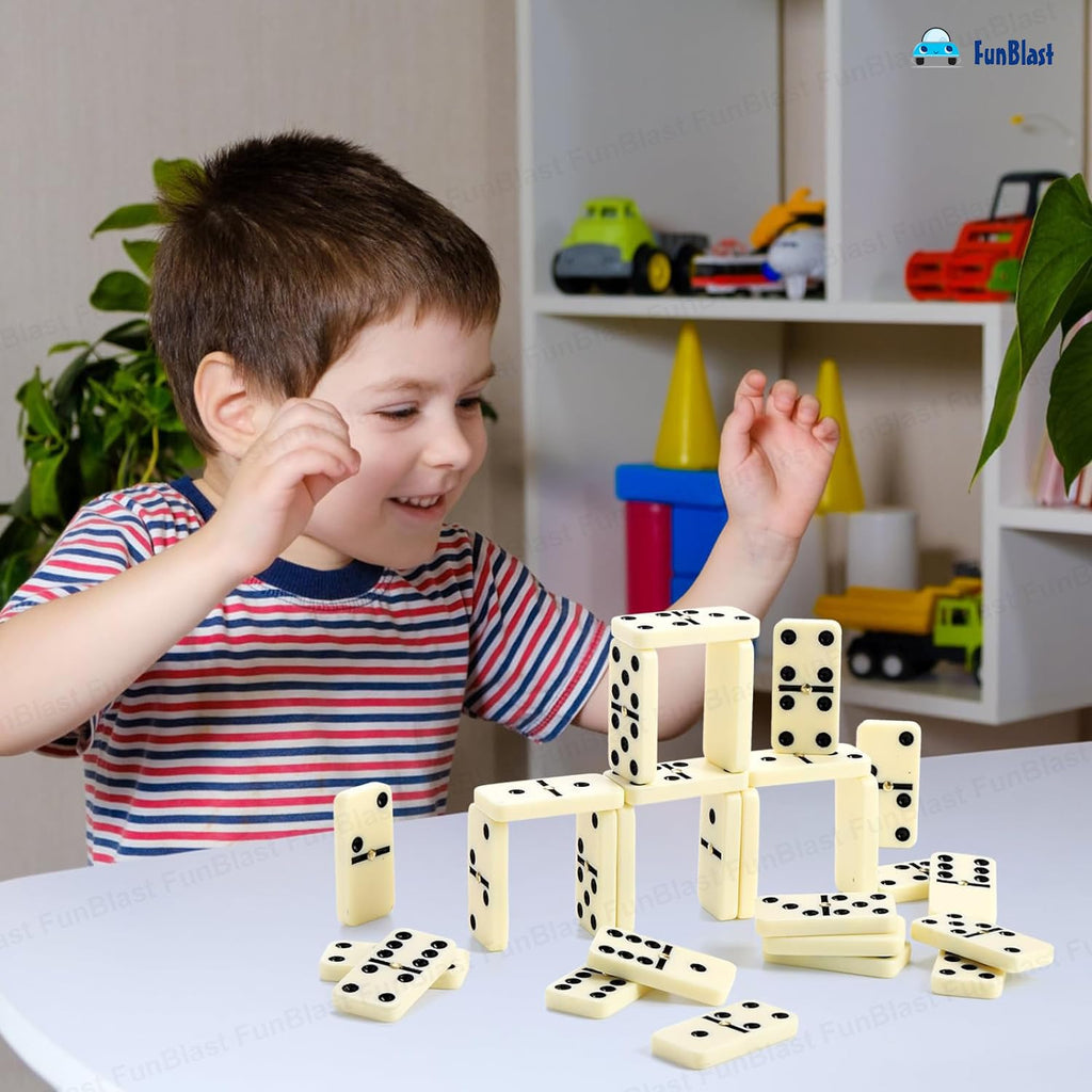 28pcs Double Six Domino Set – Fun Table Game for All Ages