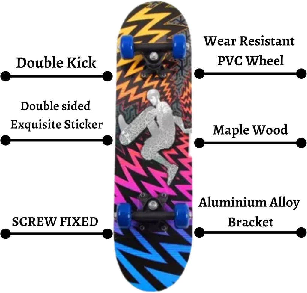 FabSports 23" Beginner Skateboard – Fun & Safe Ride for Kids